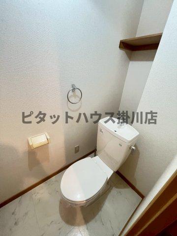 袋井市愛野南アパート トイレ
