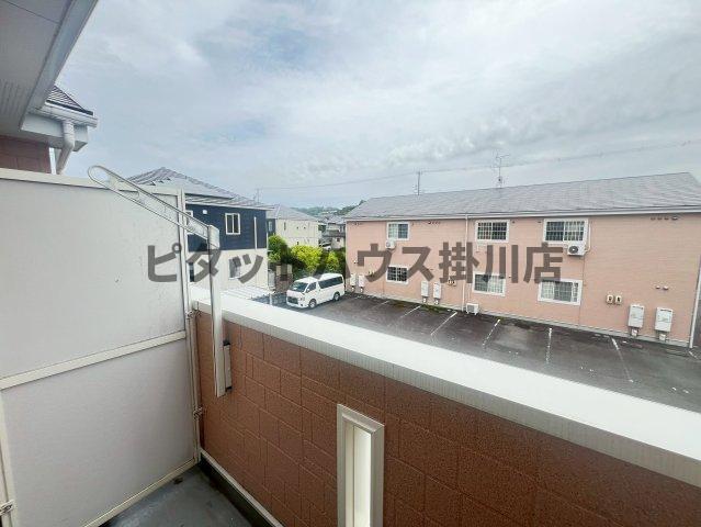 袋井市愛野南アパート バルコニー