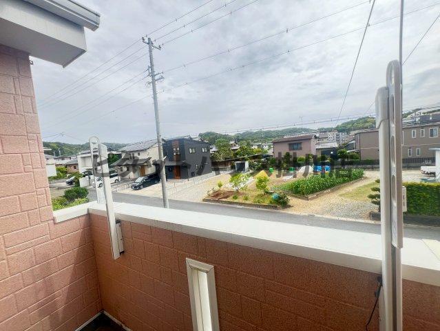 袋井市愛野南アパート バルコニー