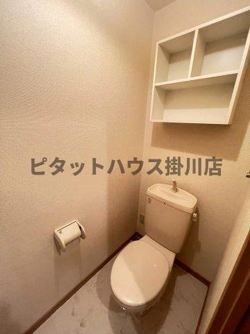 袋井市愛野南アパート トイレ