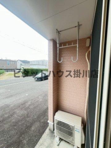 袋井市愛野南アパート バルコニー