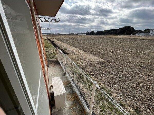 御前崎市池新田アパート バルコニー