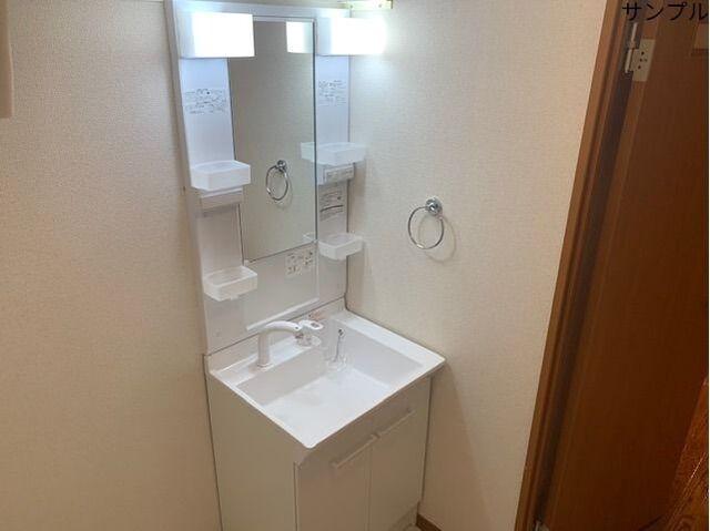 御前崎市白羽アパート 洗面