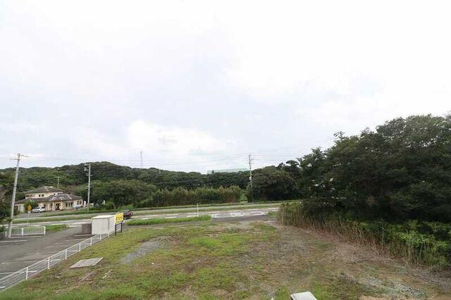 御前崎市白羽アパート 庭