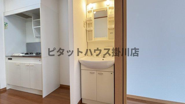 掛川市高御所アパート 洗面
