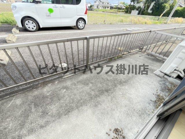 掛川市富部アパート バルコニー