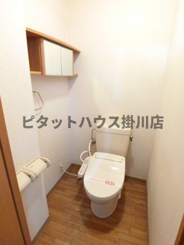 袋井市徳光アパート トイレ