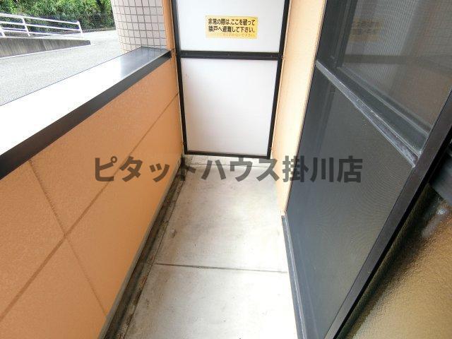 掛川市逆川アパート バルコニー