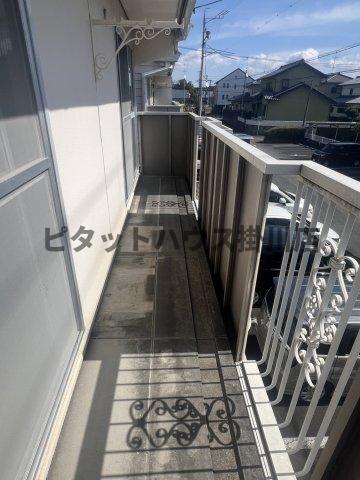 掛川市亀の甲アパート バルコニー