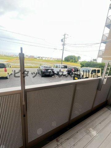 袋井市浅岡アパート バルコニー