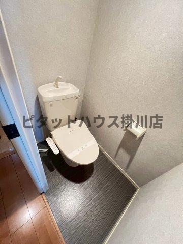 袋井市浅岡アパート トイレ