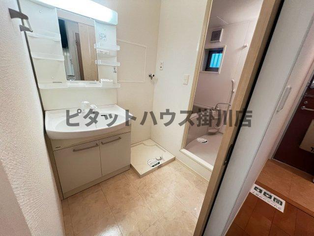 袋井市浅岡アパート 洗面