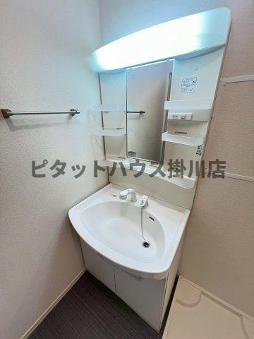 袋井市浅岡アパート 洗面
