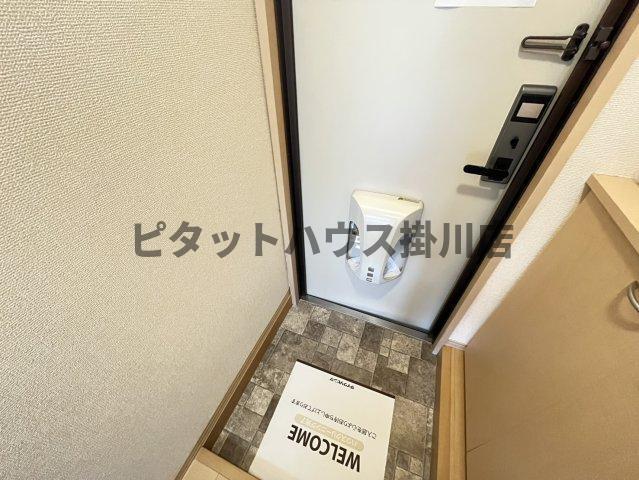 菊川市下平川アパート 玄関