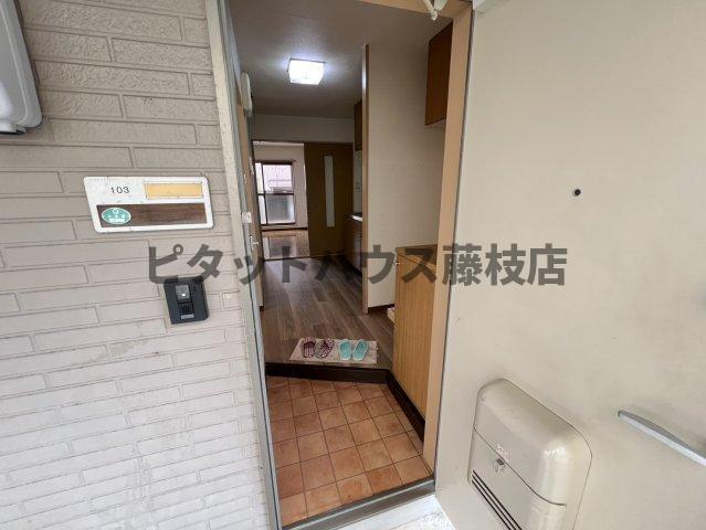 焼津市大村新田アパート 玄関