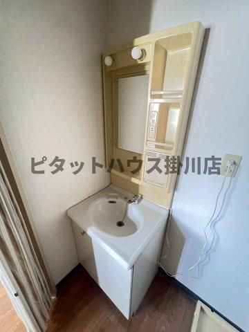 掛川市横須賀アパート 洗面
