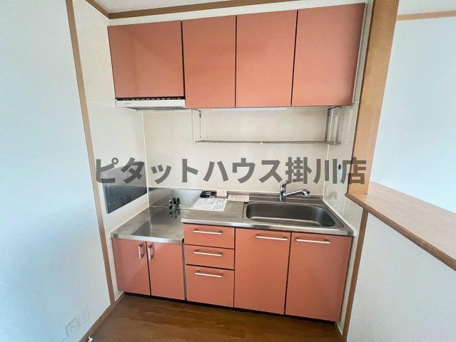 掛川市浜野アパート キッチン