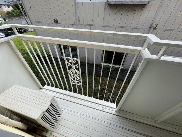 牧之原市波津アパート バルコニー