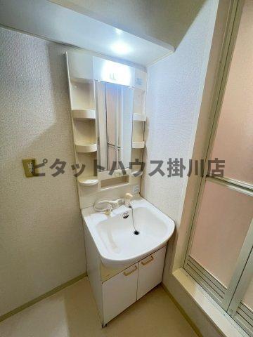 掛川市中アパート 洗面