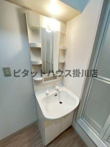 掛川市中アパート 洗面