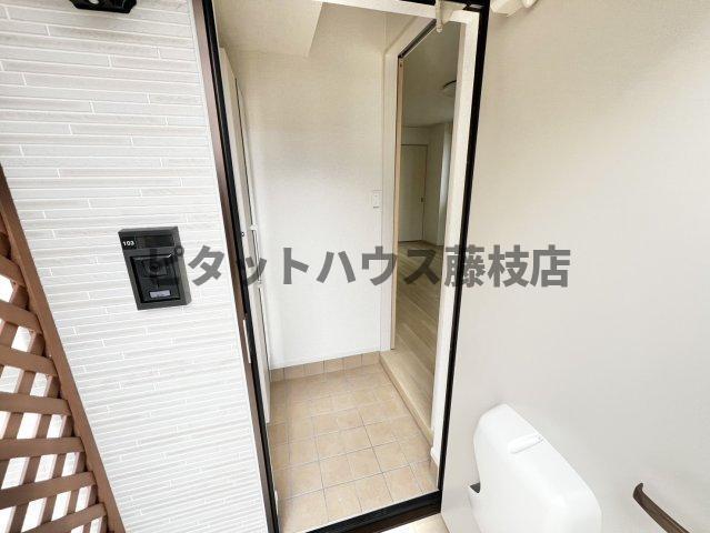 焼津市大村新田アパート 玄関