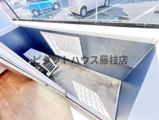 藤枝市小石川町アパート バルコニー