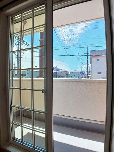 藤枝市青木アパート バルコニー