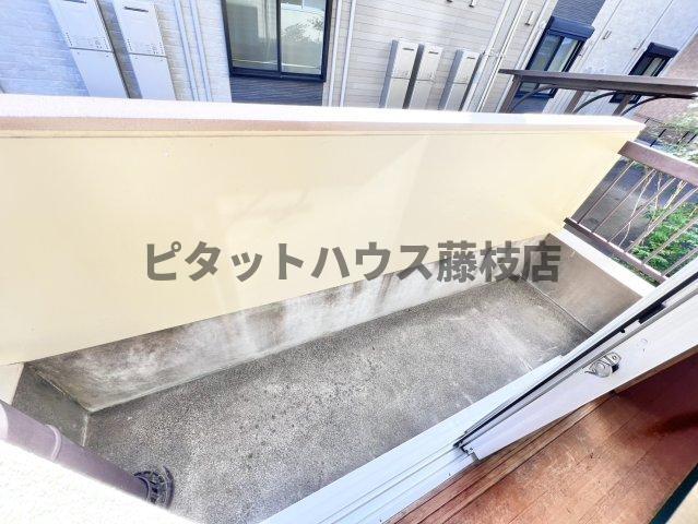 焼津市三ケ名アパート バルコニー