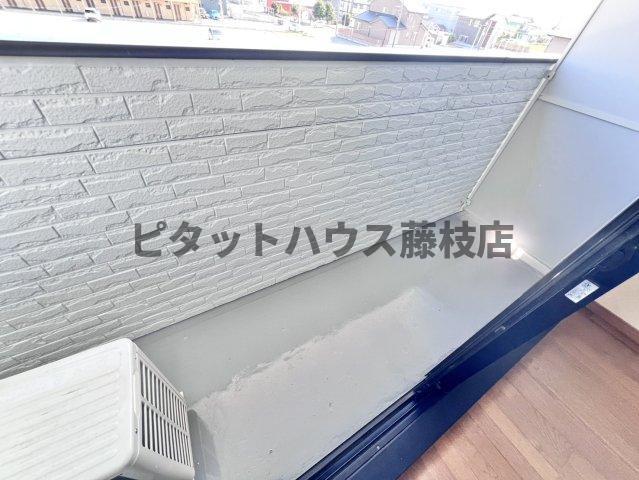 牧之原市布引原アパート バルコニー