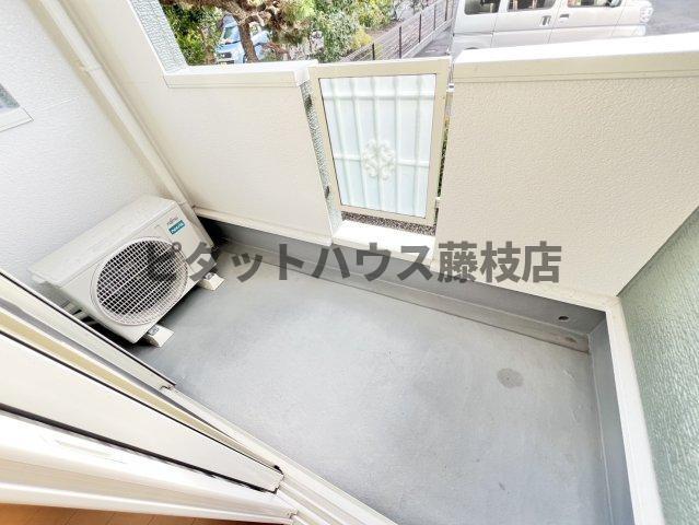 焼津市高新田アパート バルコニー