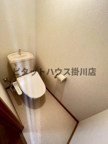 袋井市愛野東アパート トイレ