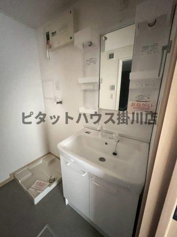 掛川市三俣アパート 洗面