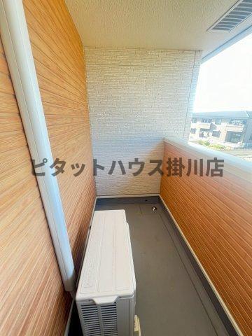 掛川市三俣アパート バルコニー