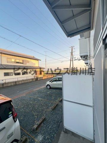 袋井市浅名アパート バルコニー