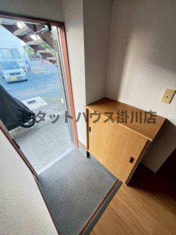 袋井市浅名アパート 玄関