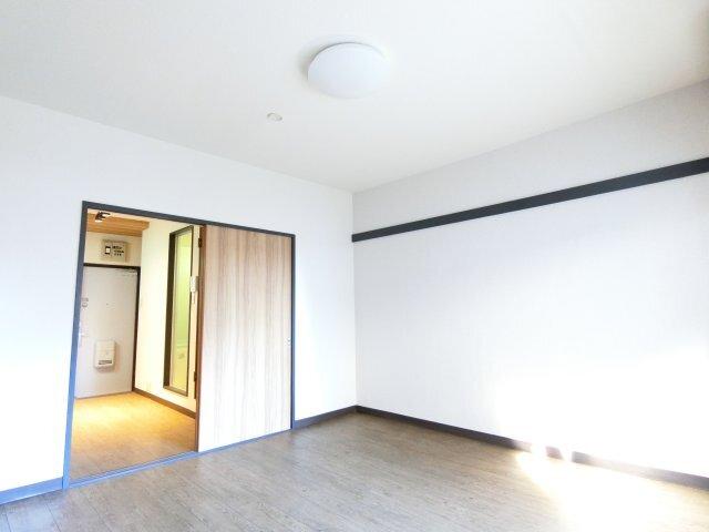 袋井市方丈マンション リビング