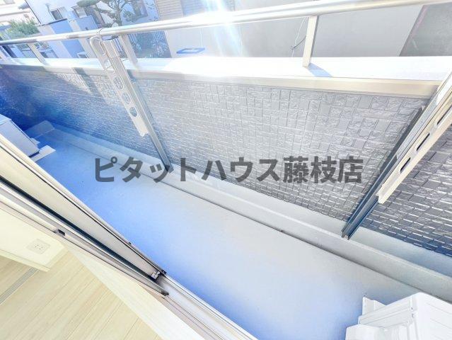 焼津市石津中町テラスハウス バルコニー