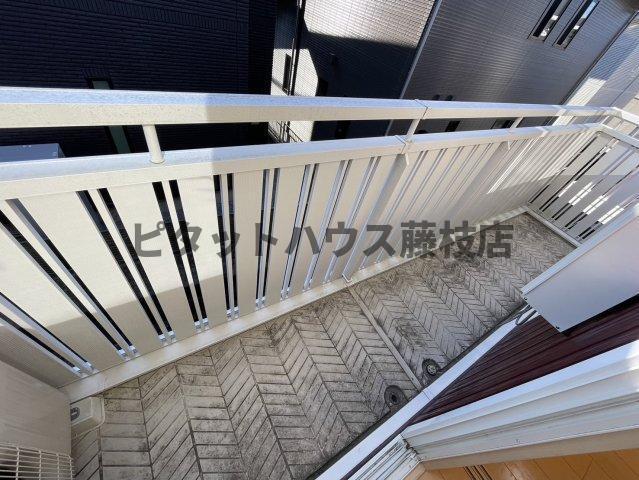 藤枝市高柳アパート バルコニー