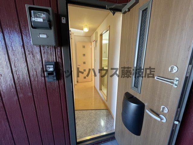 藤枝市高柳アパート 玄関