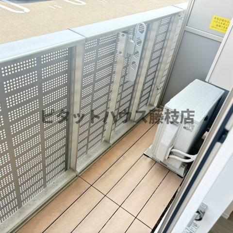 島田市中河アパート バルコニー
