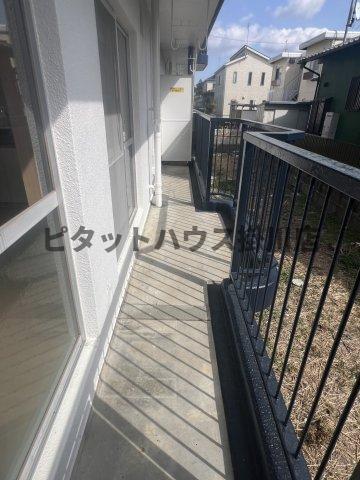 掛川市天王町アパート バルコニー