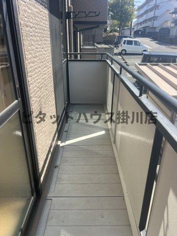 掛川市中央高町アパート バルコニー