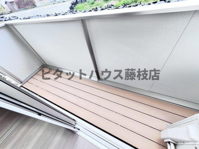 藤枝市時ケ谷アパート バルコニー