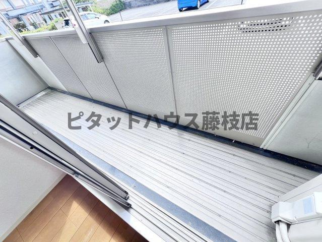 焼津市東小川アパート バルコニー