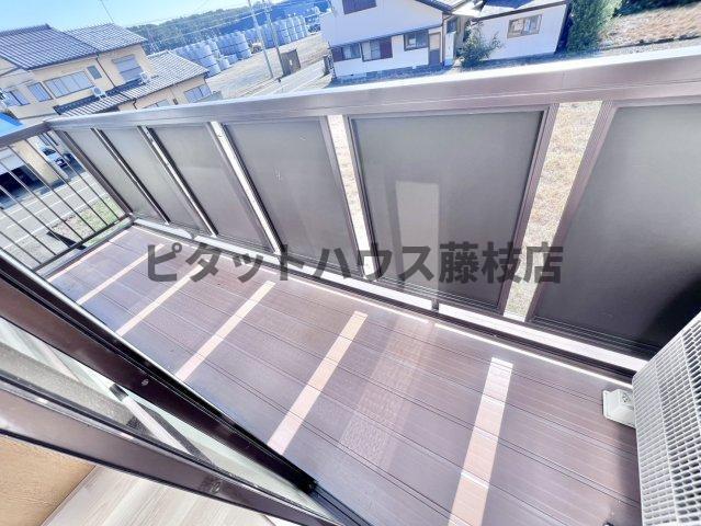 焼津市利右衛門アパート バルコニー