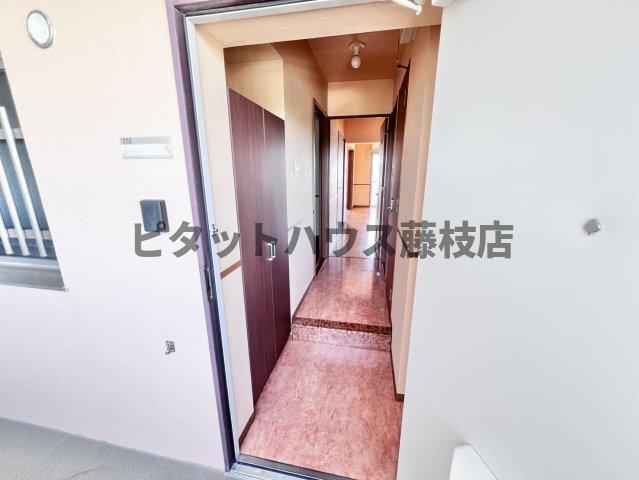 焼津市上泉マンション 玄関