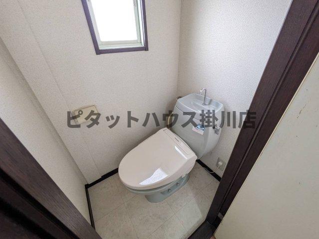菊川市赤土アパート トイレ
