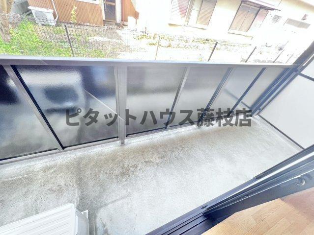 焼津市石津中町アパート バルコニー