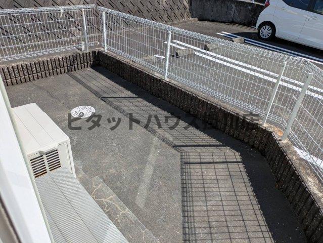 御前崎市白羽アパート バルコニー