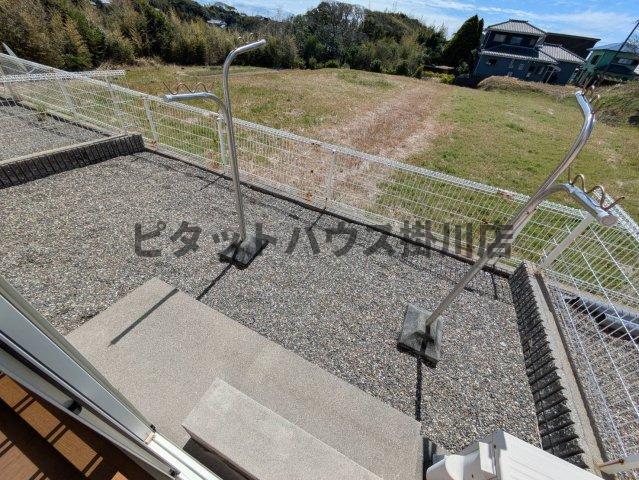 御前崎市白羽アパート 庭